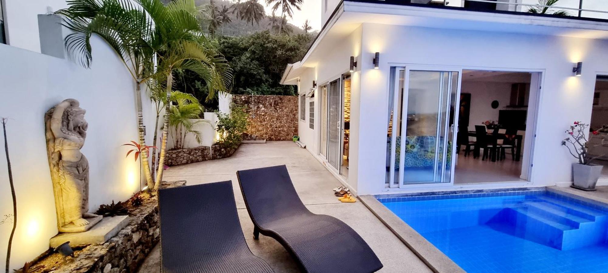 Villa Paradise, Pool And Sea View Chaweng Plajı Dış mekan fotoğraf